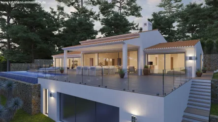  - Haus kaufen in Altea - Spanien, Costa Blanca, Villa CAMILA, Freistehendes Einfamilienhaus mit Pool zu verkaufen (Neubau)
