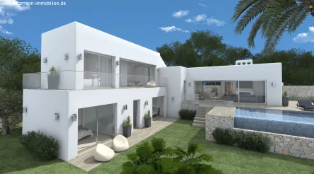  - Haus kaufen in Javea - Spanien, Costa Blanca, Villa ROSANA, Freistehende Villa mit Pool  zu verkaufen (Neubau)