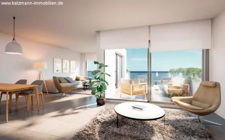 - Wohnung kaufen in Benalmadena - Costa del Sol, 1, 2 und 3-Bedroom-Apartments und Penthouses (Neubau) mit Meerblick in LAR BAY direkt vom Bauträger  zu verkaufen