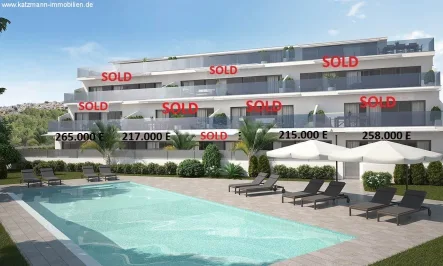  - Wohnung kaufen in Finestrat - Costa Blanca, 4 Luxus-Apartments mit Meerblick in exclusivem Wohngebiet direkt vom Bauträger zu erkaufen