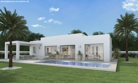  - Haus kaufen in Els Poblets - Spanien, Costa Blanca, Casa GABRIELA, Freistehendes Einfamilienhaus mit Pool  zu verkaufen (Neubau)