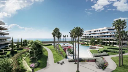  - Wohnung kaufen in Torremolinos - Costa del Sol, Moderne Apartments direkt am Meer (Neubau) in einzigartiger Wohnanlage direkt vom Bauträger  zu verkaufen