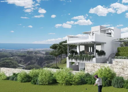  - Haus kaufen in Marbella - Spanien, Costa del Sol, 23 Reihenhäuser und 2 separate Villen mit Meerblick (Neubau) direkt neben Cabopino-Golf  zu verkaufen