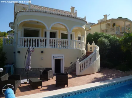Haus in Orba mit Pool  - Haus kaufen in Orba - Spanien, Costa Blanca, Gepflegte Villa mit Pool und wunderschönem Panorama-Meerblick zu verkaufen