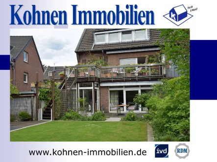 Titelbild - Haus kaufen in Krefeld - Gute Lage, tolles Haus, herrlicher Garten! Charmantes Wohnhaus in ruhiger Lage von 47804 Krefeld