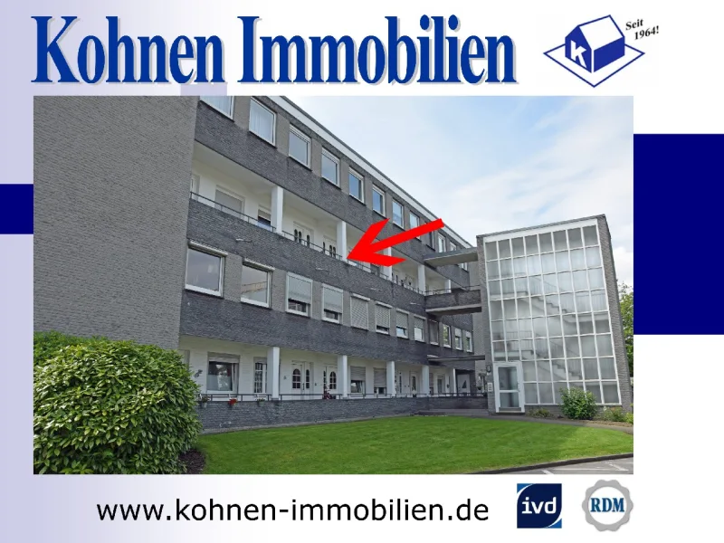 Titel - Wohnung kaufen in Nettetal - Individuelle Maisonette-Wohnung mit 2 Sonnenloggias in zentraler Lage von 41334 Nettetal-Lobberich