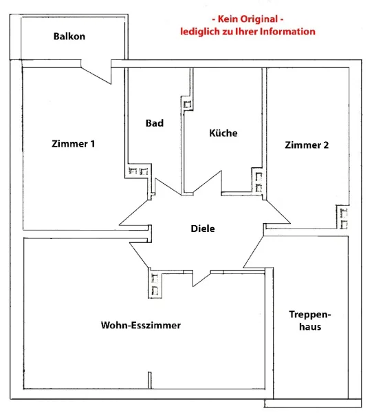 Grundriss 2. und 3. Obergeschoss