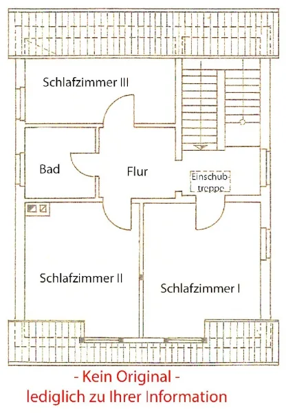 Grundriss Dachgeschoss