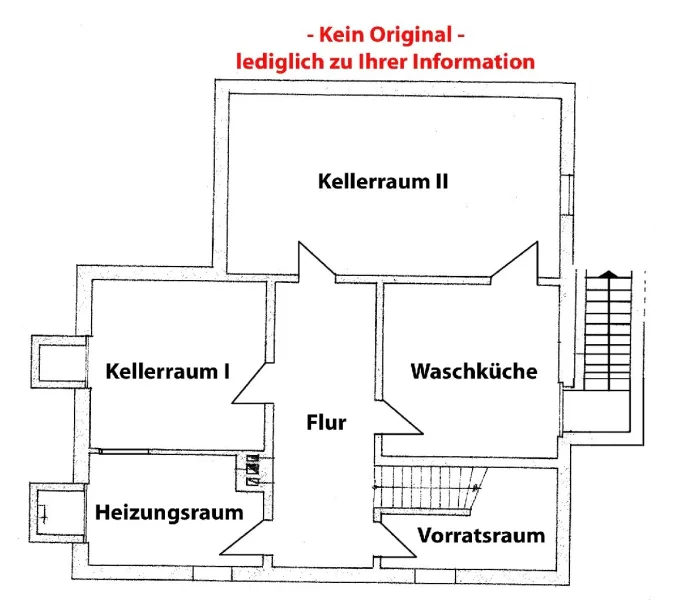 Grundriss Kellergeschoss