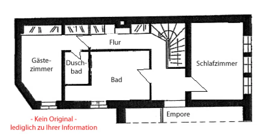 Grundriss Obergeschoss