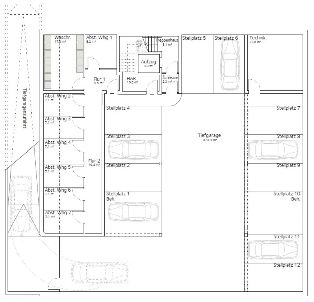 TTiefgarage/Untergeschoss