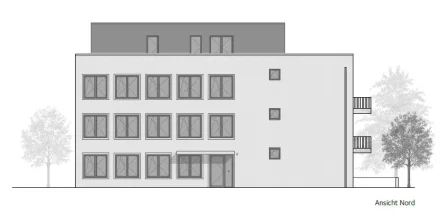 Außenansicht - Büro/Praxis kaufen in Lüdinghausen - Büro-/Praxisfläche im 2. Obergeschoss mit Aufzug und Tiefgarage in zentraler Lage von Lüdinghausen!