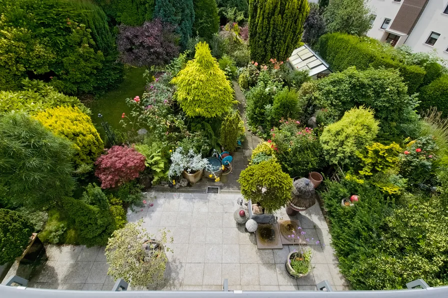 Ausblick Balkon