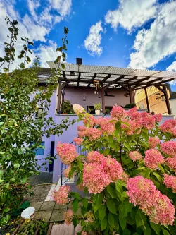 Gartenansicht - Haus kaufen in Konz - Einfamilienhaus in Konz-Berendsborn mit herrlichem Garten und Garage