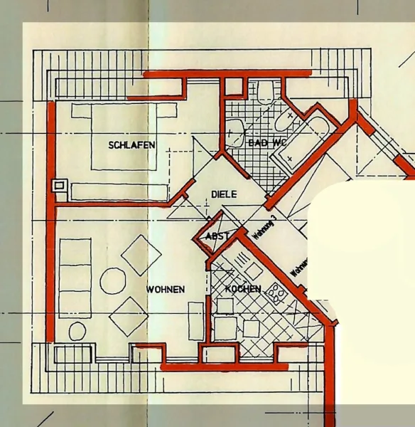 Wohnungsgrundriss