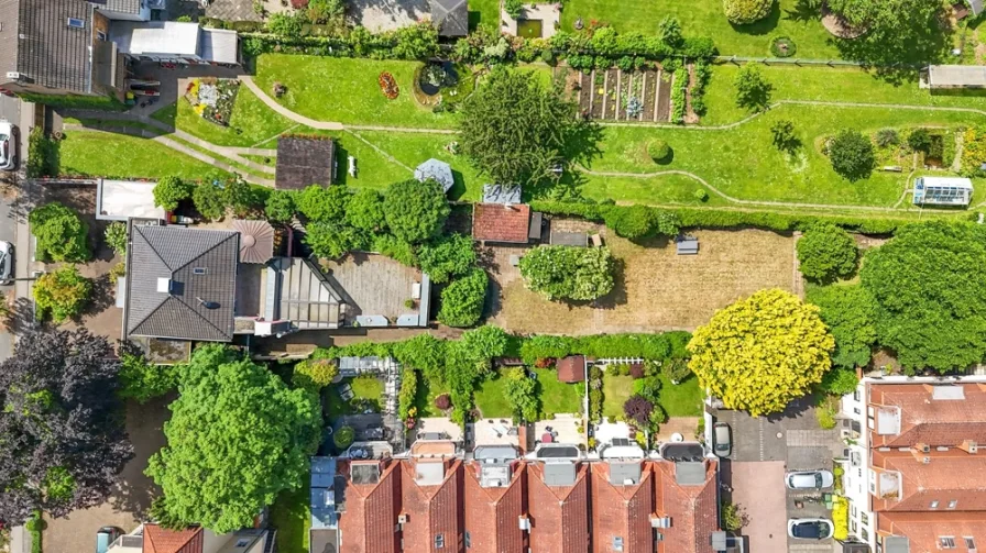 Ansicht Drohne Grundstück