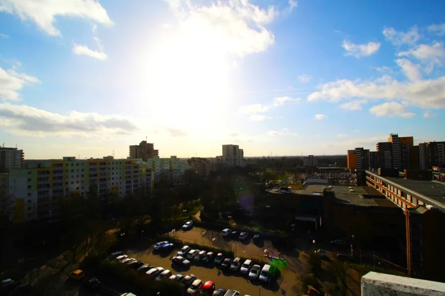 Aussicht Südbalkon nachmittag