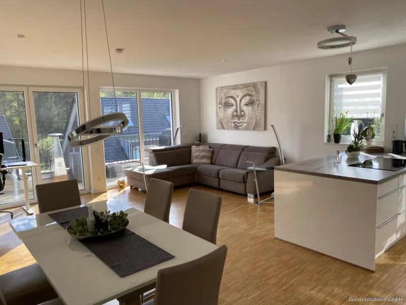 Wohnbereich - Wohnung mieten in Mülheim an der Ruhr - GENOWOHNEN - Exklusives Wohnen im Rumbachtal