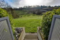 Treppe zum Garten