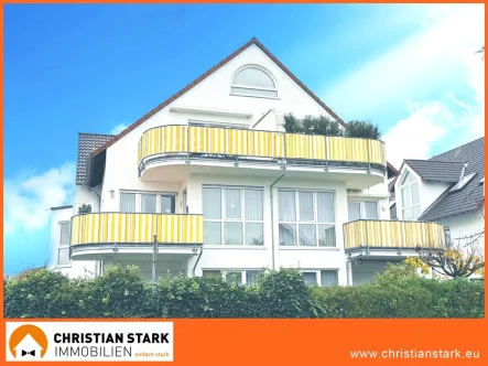 Titel - Wohnung kaufen in Bischofsheim - Gemütliche 3 Zimmer-EG Wohnung mit Terrasse, Gartenanteil, 2 TG Plätze!