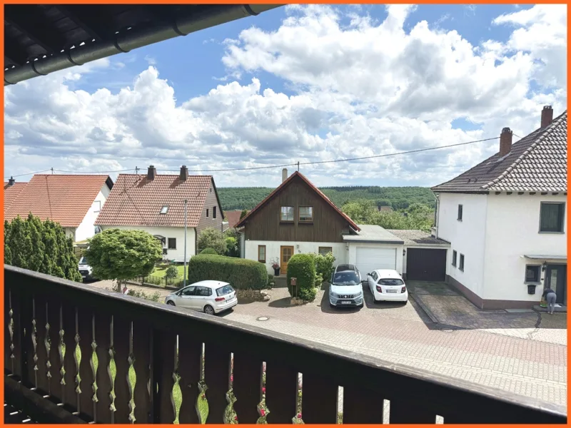 Ausblick vom Balkon