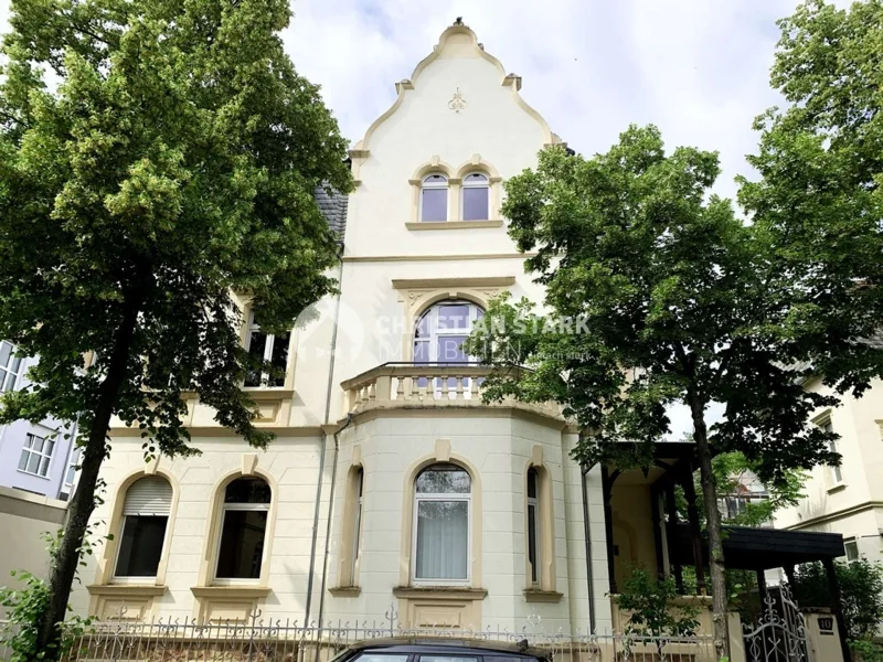 Dieser Anblick erfeut jeden. - Büro/Praxis mieten in Bad Kreuznach - Repräsentativer Firmensitz: Stadtvilla mit Jugendstil-Charme und moderner Funktionalität!