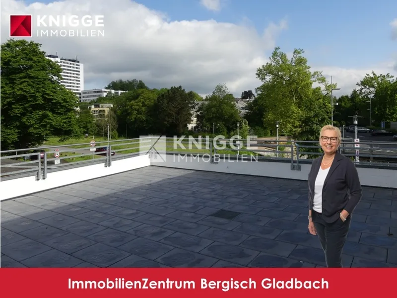 Titelbild MG - Wohnung mieten in Bergisch Gladbach - +++ 3114 - Lichtdurchflutete 2-Raumwohnung als Erstbezug mit großer Sonnenterrasse in GL-Mitte +++