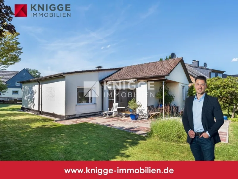  - Haus kaufen in Overath - +++ 3133a - Freistehender Bungalow mit großzügigem Garten in Overath-Kleinhurden +++