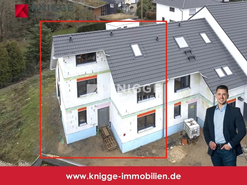  - Haus kaufen in Burscheid - +++ 3205 - Neubau Reihenendhaus in beliebter Lage von Burscheid +++