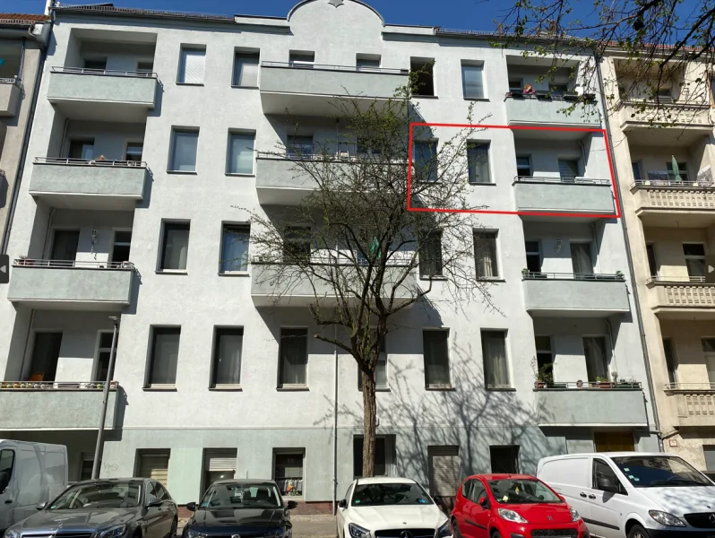 Außenansicht - Wohnung kaufen in Berlin - Sonnige Zwei-Zimmer-Eigentumswohnung mit Balkon im 3. Obergeschoss in Berlin Reinickendorf