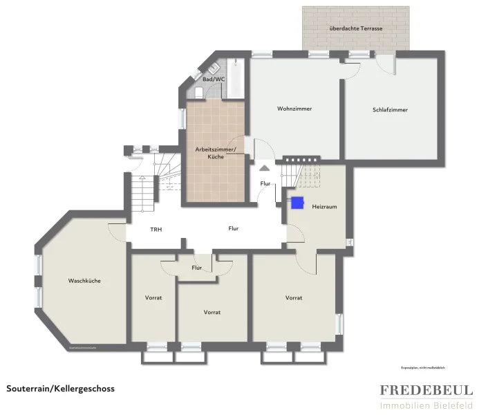 Grundriss Souterrain/Kellergeschoss