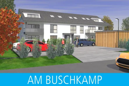 Am Buschkamp - Wohnung kaufen in Bielefeld / Senne - Wohnerlebnis Schopenhauerweg2-Zi.-Neubau-Eigentumswohnung mit Garten