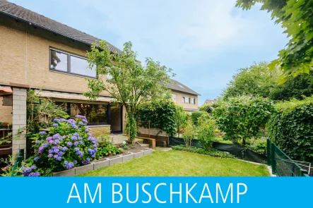 Ansicht - Haus kaufen in Bielefeld - Im beliebten Brackwede!Reihenmittelhaus mit Garage