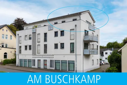 Titelbild - Wohnung kaufen in Bielefeld-Gellershagen - Am Meierteich - gepflegtes 2- Zi.-Penthouse mit Stellplatz