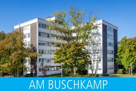 Ansicht - Wohnung kaufen in BI-Brackwede - Für den kleinen Haushalt!2-Zimmer-Eigentumswohnung mit Loggia