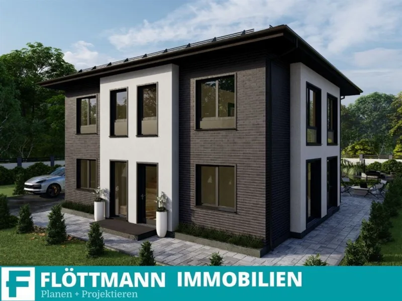 Startbild Musterhaus - Grundstück kaufen in Detmold - Traumhaus-Grundstück in familienfreundlicher Lage von Detmold-Diestelbruch!