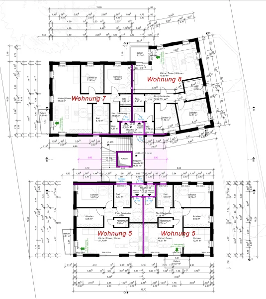 Obergeschoss Gesamtplan