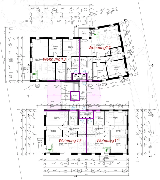 Obergeschoss Gesamtplan