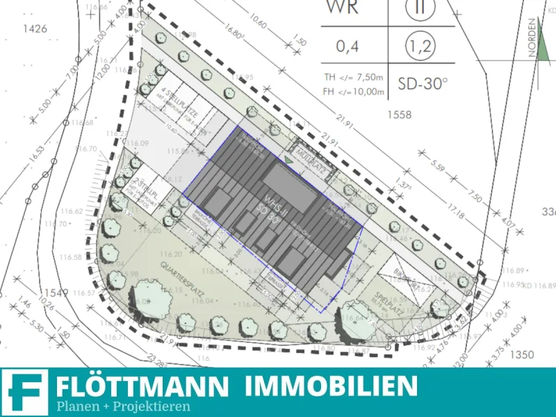 Startbild - Grundstück kaufen in Bielefeld - Projektiertes Baugrundstück für ein 6-Familienhaus in Bielefeld-Heideblümchen!
