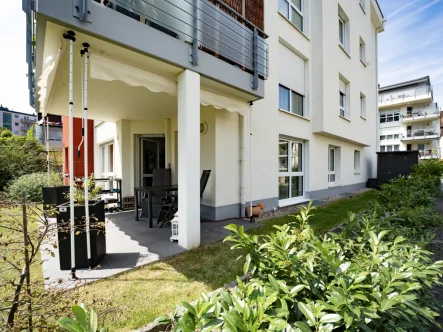 Garten - Wohnung kaufen in Idstein - Moderne Erdgeschosswohnung in Idstein – Baujahr 2017