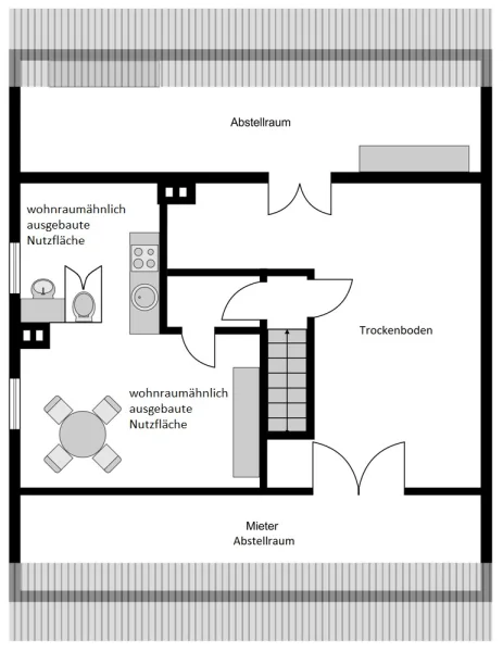 Grundriss Dachgeschoss