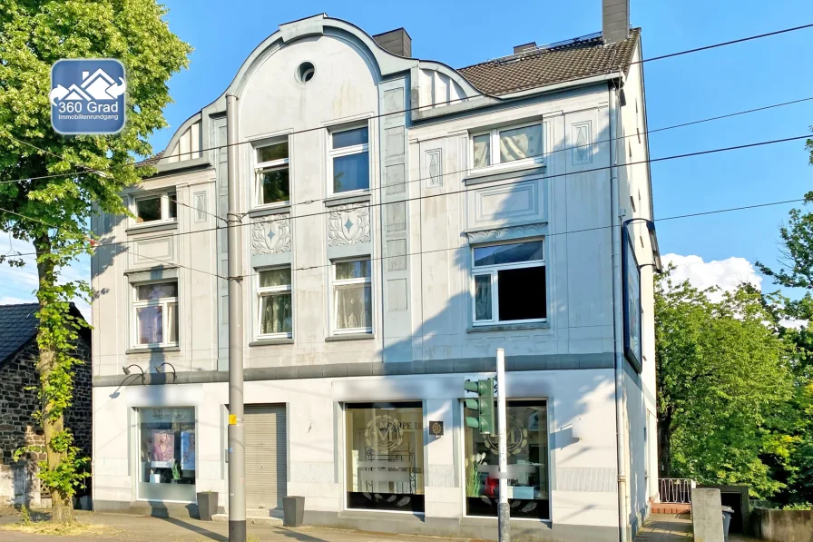 Straßenansicht - Haus kaufen in Bochum - Voll vermietetes Investmentin Linden