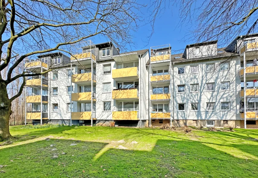 Rückansicht - Wohnung kaufen in Bochum - Glücklicher Mieter sucht Kapitalanlegerin Langendreer
