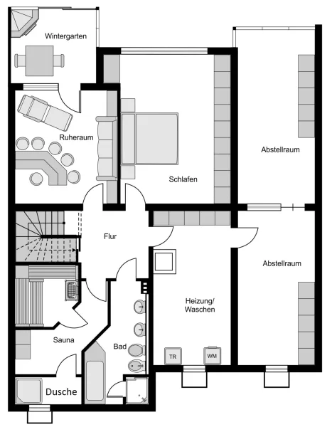 Grundriss Souterrain