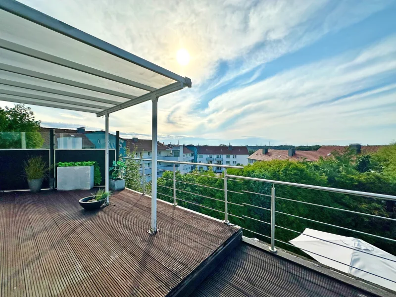 Dachterrasse im Obergeschoss