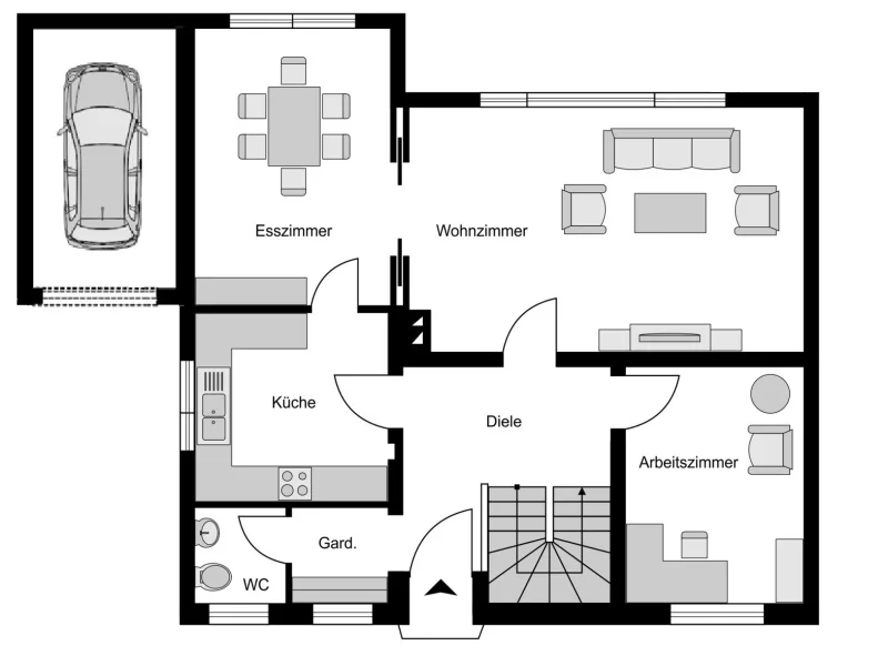 Grundriss Erdgeschoss