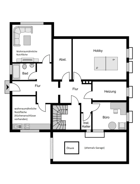 Grundriss Kellergeschoss