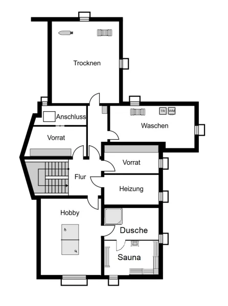 Grundriss Kellergeschoss