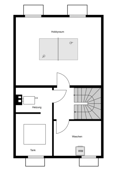 Grundriss Kellergeschoss