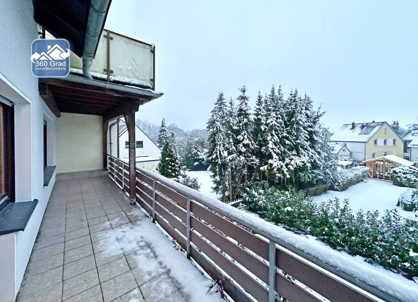 Blick vom Balkon - Wohnung kaufen in Bochum / Dahlhausen - Angenehme Lage mit Feierabendbalkonin Oberdahlhausen